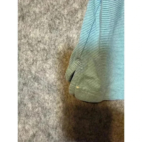 Peter Millar Blue Striped Golf Polo - Large - Picture 6 of 6